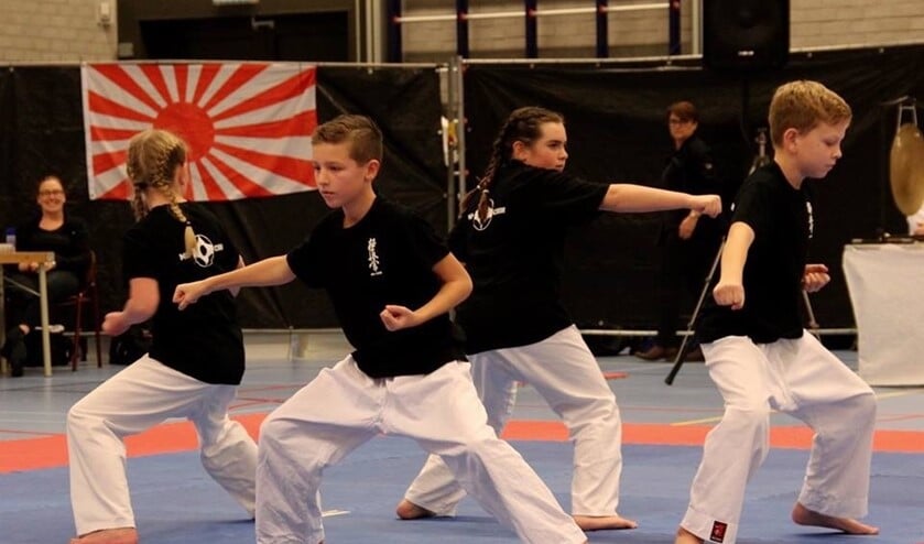 De deelnemers gaven demonstraties in verschillende disciplines