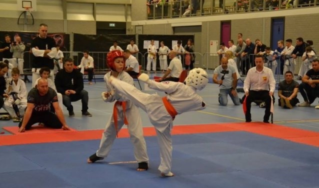 Nick Baris in actie.
