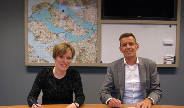 Fransie vd Tonnekreek van Ooms Construction BV en Daan Markwat