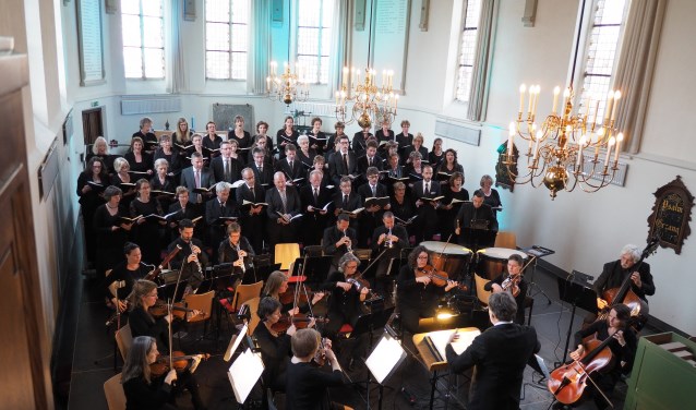 15 december zal COV Laudando het koorwerk van Händel uitvoeren in de Grote Kerk aan de Ring in Middelharnis. (Foto: Roel den Engelsman)