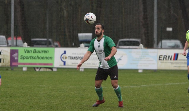 Ferrani van Vugt scoorde voor OVV in de met 4-0 gewonnen derby tegen Abbenbroek. * Foto: Wil van Balen.