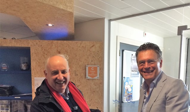 De heer Grootens treft elk half jaar een oud-collega tijdens een cultureel uitje. Dit keer bezochten zij het Watersnoodmuseum.