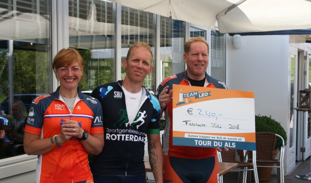 Iedere euro die de deelnemers bijdroegen, gaat naar het goede doel, er werd €240,- opgehaald!