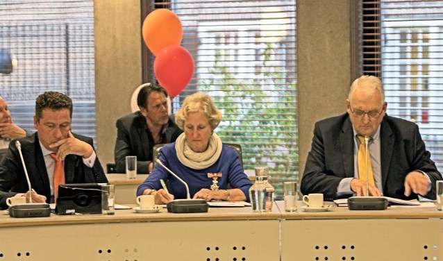 Aart Jan Spoon, Cilia Meerman (met koninklijke onderscheiding) en Rien Kap