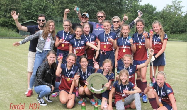 De trotse kampioenen!