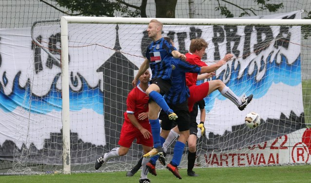 Een slecht spelend Vierpolders won zaterdag wel en speelt zaterdag in de tweede ronde van de nacompetitie. Foto: PR