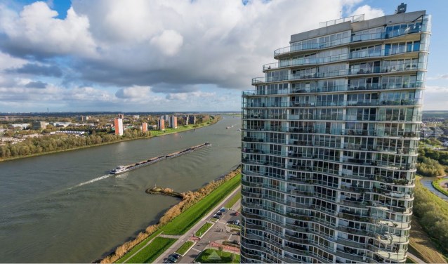Het toekomstige uitzicht vanaf toren II.