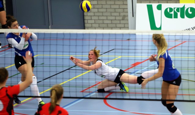 De vrouwen van Spivo vochten met libero Carmel Damen als leeuwinnen, maar het bleek niet genoeg tegen SOMAS.
