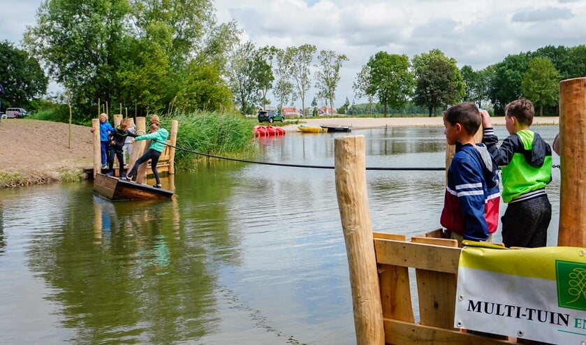 Ook bij de natuurspeeltuin komt een nieuw toiletgebouw.