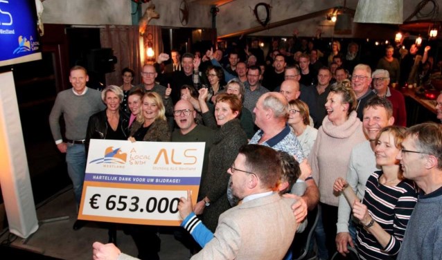 De opbrengst van A Local Swim Westland 2018 werd met gejuich ontvangen.