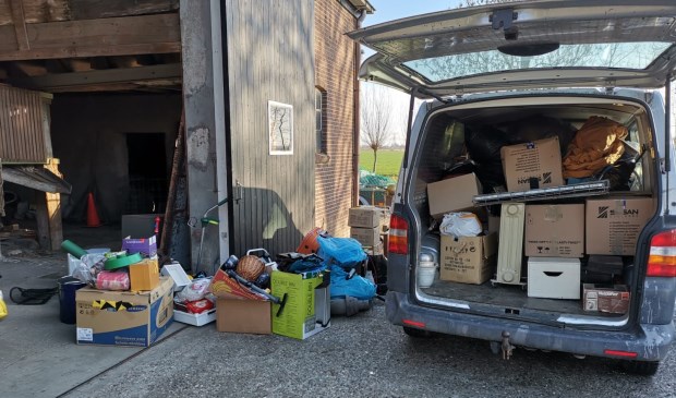 Eens in de twee weken vinden de ophaaldagen plaats en worden alle spullen direct gesorteerd