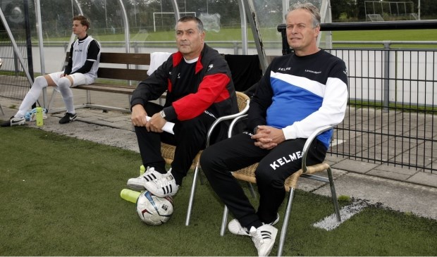 Theo Larssen, rechts op de foto.