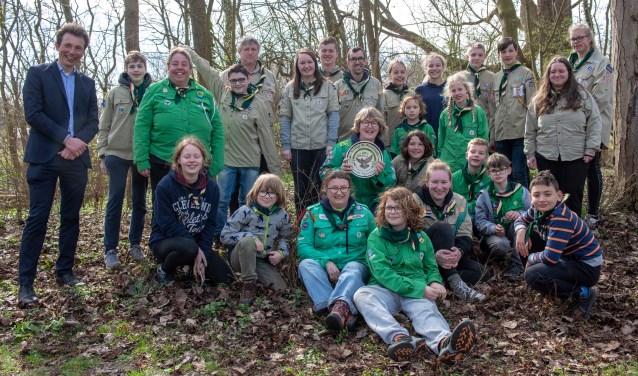 Scoutinggroep De Strandvogels is 80 jaar oud, maar nog vol levenslust. (Foto: Jos Uijtdehaage).