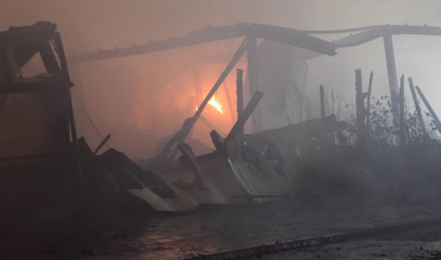 Het zwembad is verloren. (Foto: Fred v/d Ende)