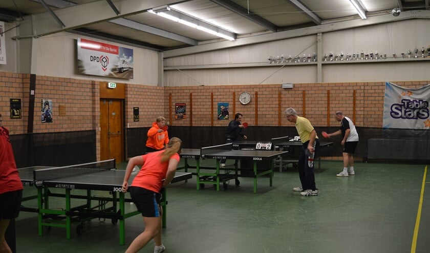 Komende zaterdag hopen de jeugdteams van De Sprint in de eigen tafeltennishal aan de Brielse Rik weer op veel aanmoediging.