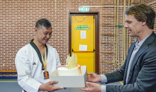 De verrassing werd zeer op prijs gesteld. Foto: Foto-OK.nl
