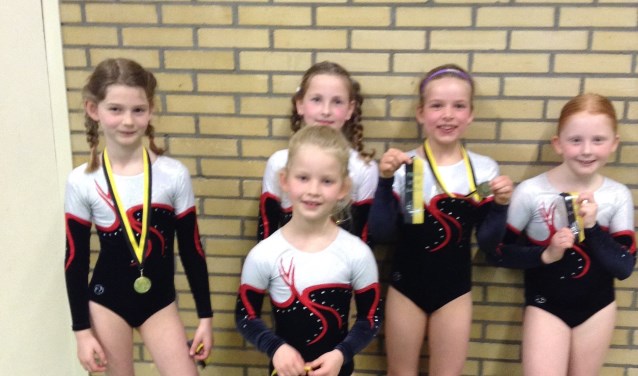 Super trots op hun medailles!