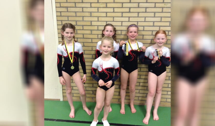 Super trots op hun medailles!