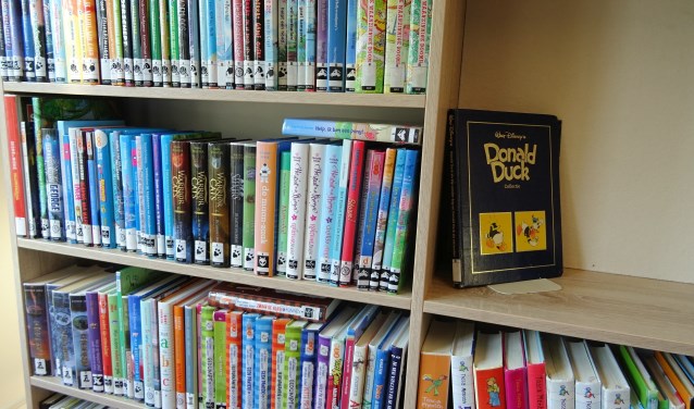Lezen is leuk, en bevordert taalvaardigheid, zo is het uitgangspunt van de Bibliotheek op School (foto Dorien Kickert)