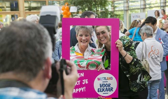 Gemaakte matches werden vereeuwigd in een fotoframe.