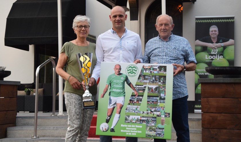 Marko van der Knaap is blij met zijn oeuvreprijs en de steun van zijn ouders gedurende zijn loopbaan van 700 wedstrijden voor Westlandia.