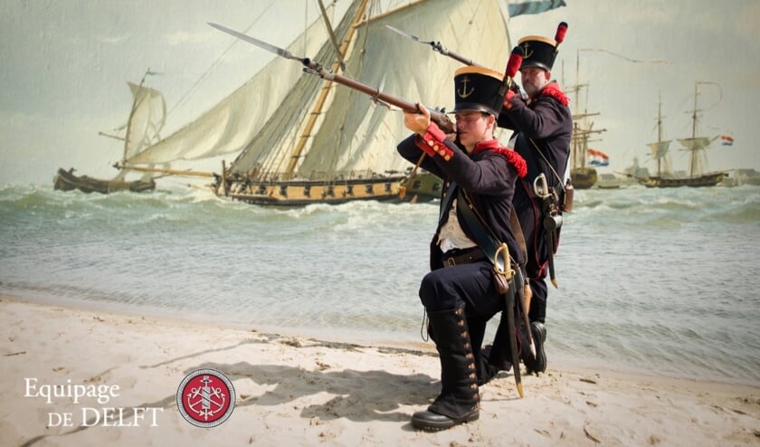 Stephan Vroom en Arnold de Lange (Mariniers van het 'Corps Mariniers' 1801-1810)