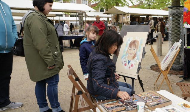 Dit jaar helaas geen kunstmarkt.