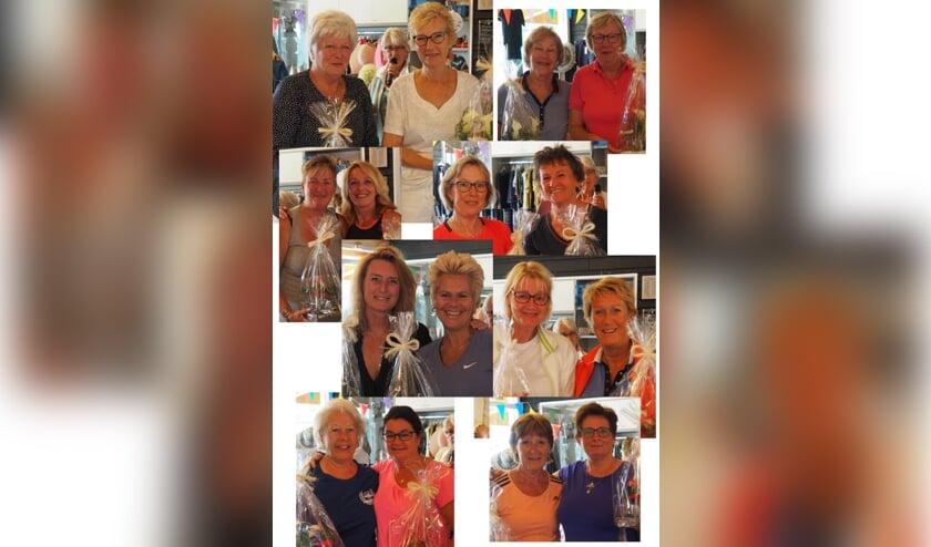 Enkele van de gelukkige poulewinnaars - foto Edith Schouten