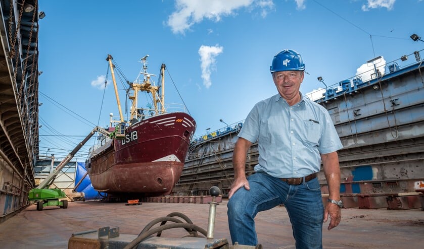 Jaap van Heest op de voor hem zo vertrouwde werkplek.