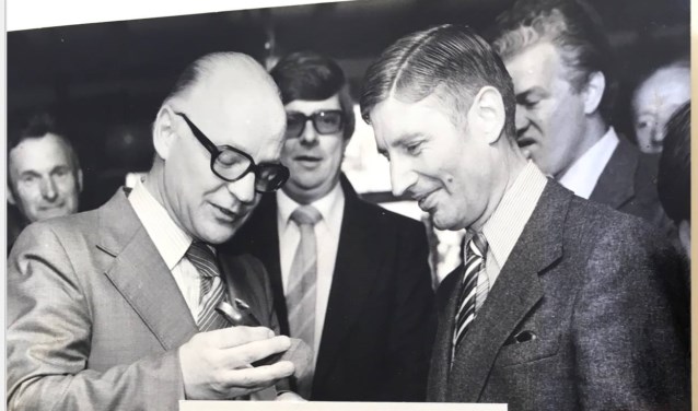 Van Agt in Princenhage. FOTO JAN VAN DEN BROEK