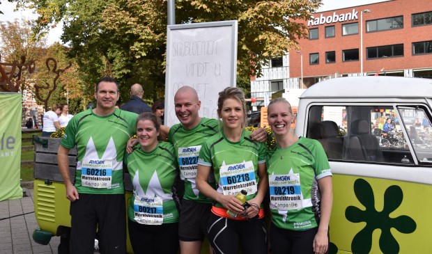 Het team van Murrelektronik in 2017: Corné, Linda, René, Lindy en Esther