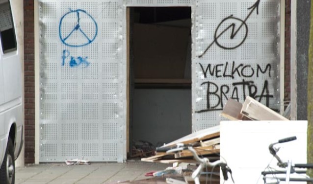 Een eerdere kraakactie. (archief)