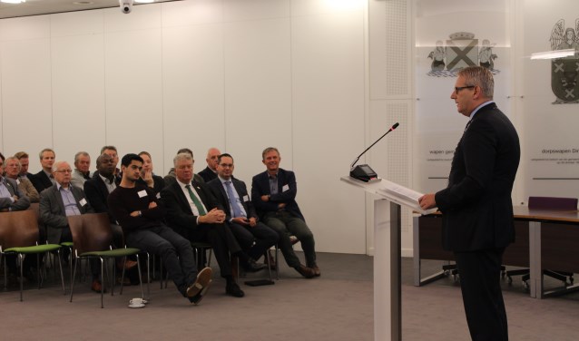 Burgemeester Ruud van den Belt van Steenbergen ontving zijn collega burgemeesters met wethouders.