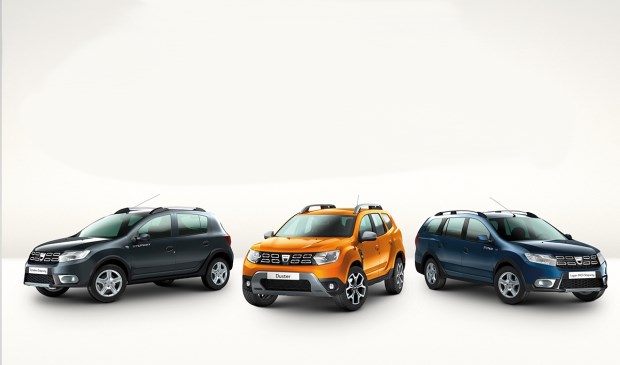 Drie Dacia's die tegen aantrekkelijke kortingen te koop zijn bij Auto Indumij.