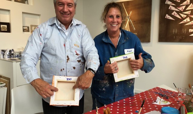 Wat zou de burgemeester toch geschilderd hebben?