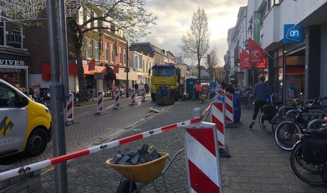 De gemeente werkt aan de nieuwe laad- en losplek