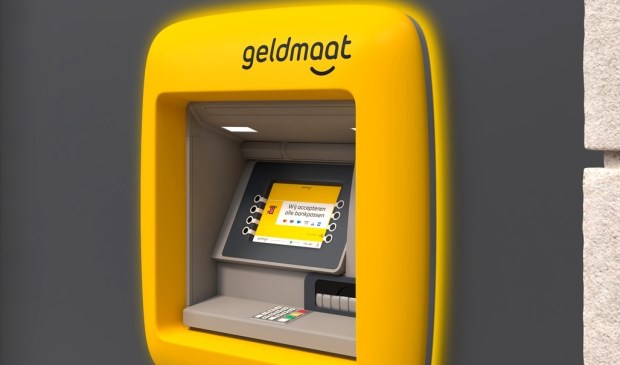 Het nieuwe uiterlijk van de geldautomaat.