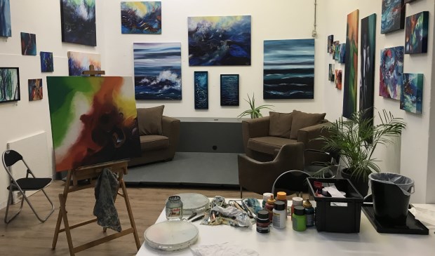 Het atelier van Mirjam Bijvank