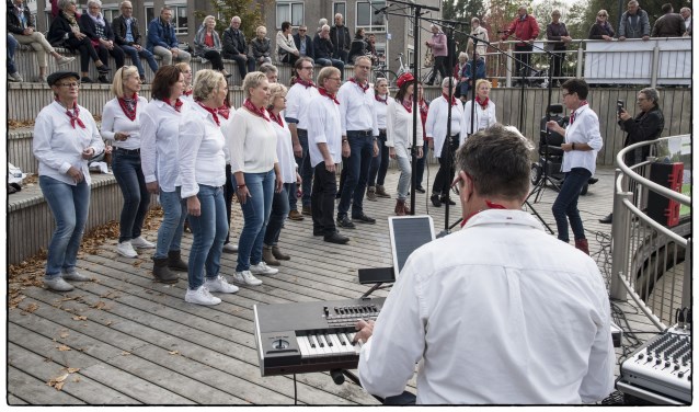 Popkoor The Sparrows optreden tijdens Bietentocht 2018.