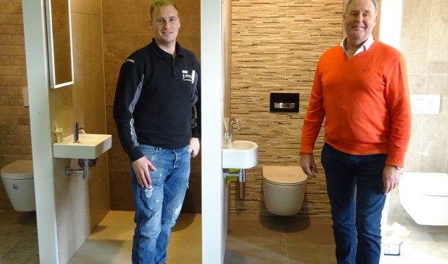 Jacob en Dick Nieuwenhuis van TDN Tegelzetbedrijf.