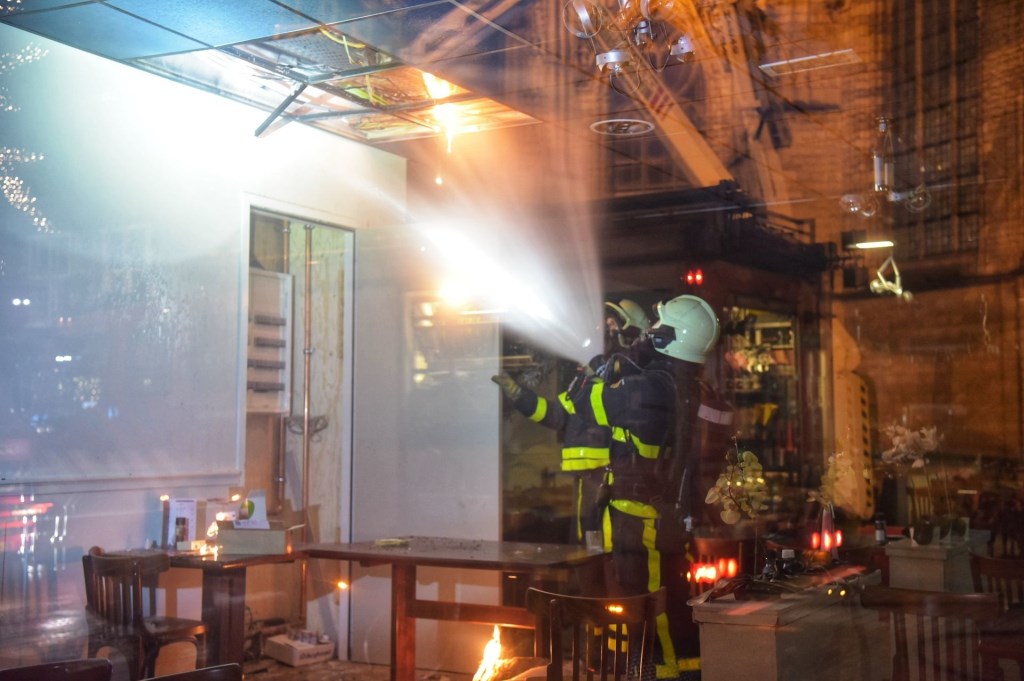 De brandweer moest in actie komen bij Il Padrino.