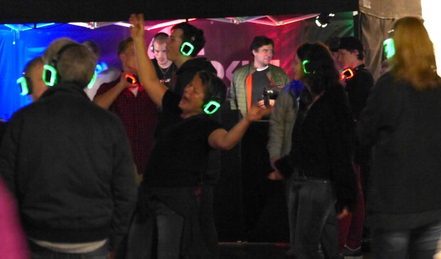 Uit je dak tijdens de Silent Disco.
