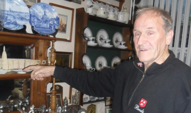 Eddy Maanders in zijn Breda Museum. FOTO RINIE MAAS