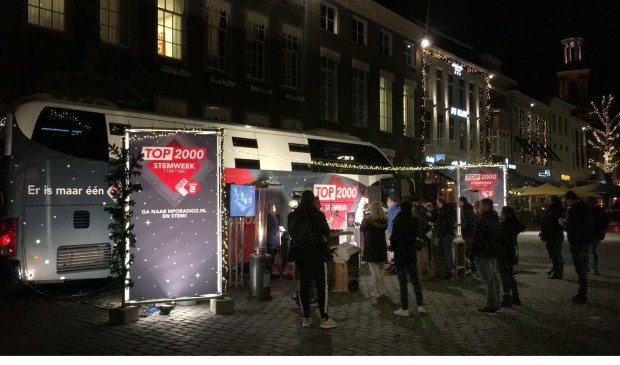 De stembus op de Grote Markt.