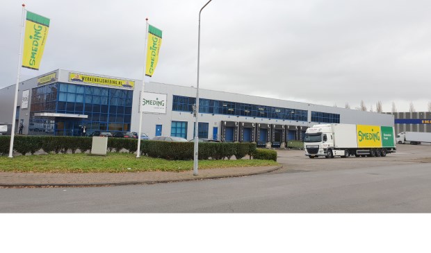 Het distributiecentrum van Smeding in Breda.