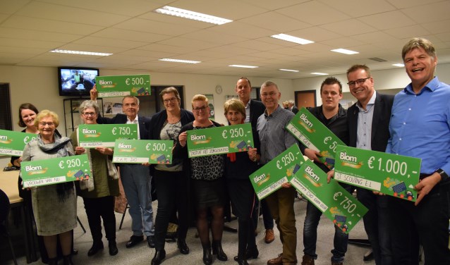 De winnaars van de Gas op je Clubkas actie. FOTO STELLA MARIJNISSEN