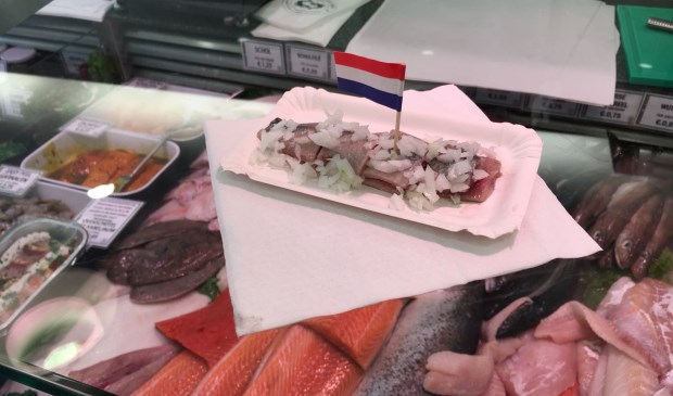 Het bekende vlaggetje mag natuurlijk niet ontbreken.