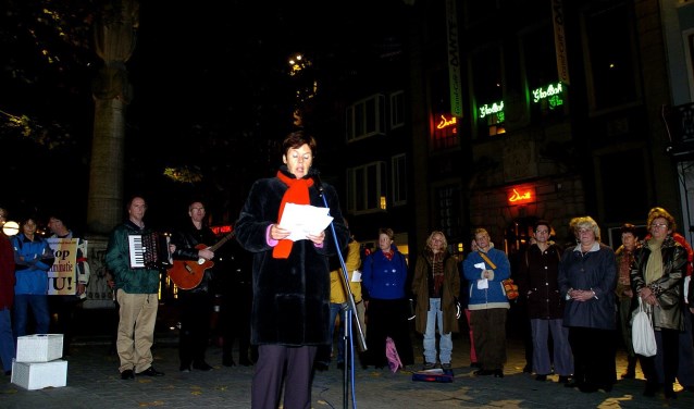 Kristallnacht 2005, Marja Heerkens. FOTO JAN VAN GURP