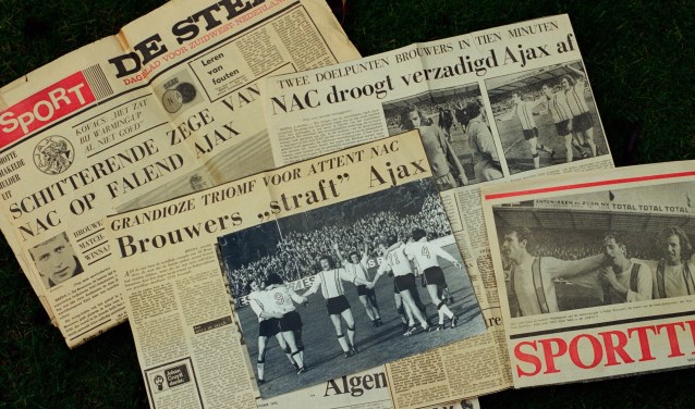 Artikelen NAC-AJAX 1972. FOTO JAN VAN GURP
