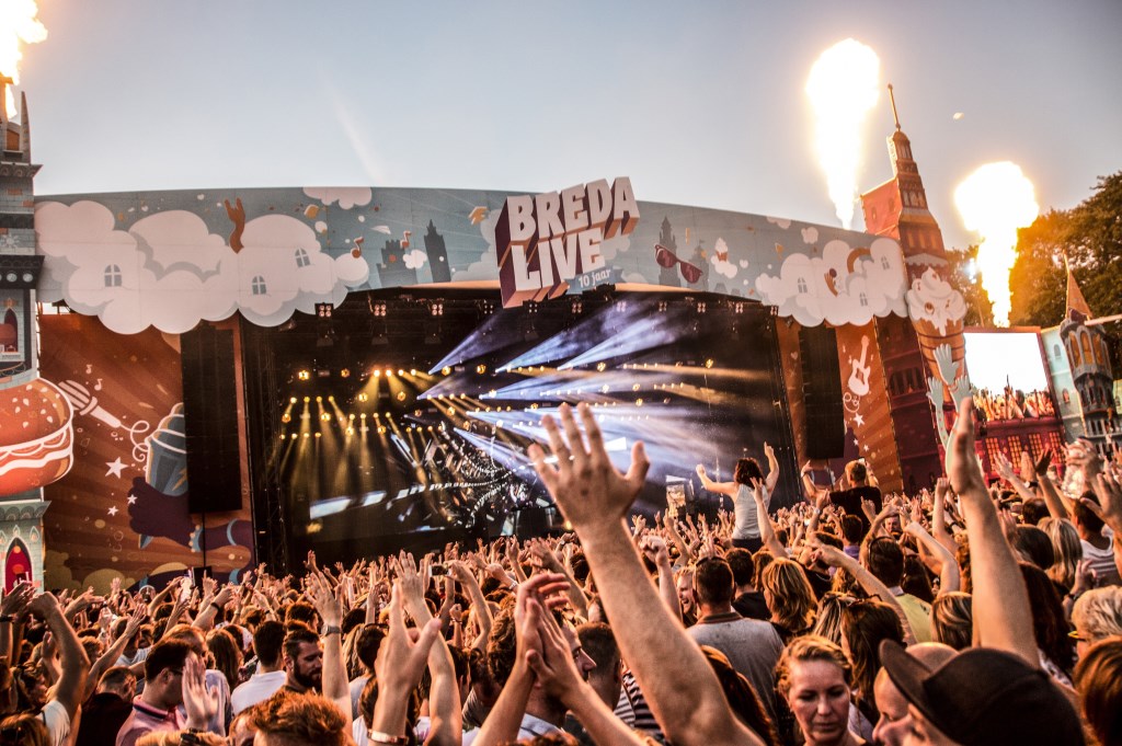 Hardwell tijdens Breda Live 2018.